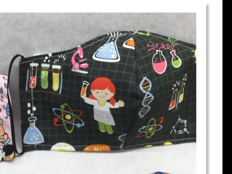 Girls Science face mask Girls Science face mask